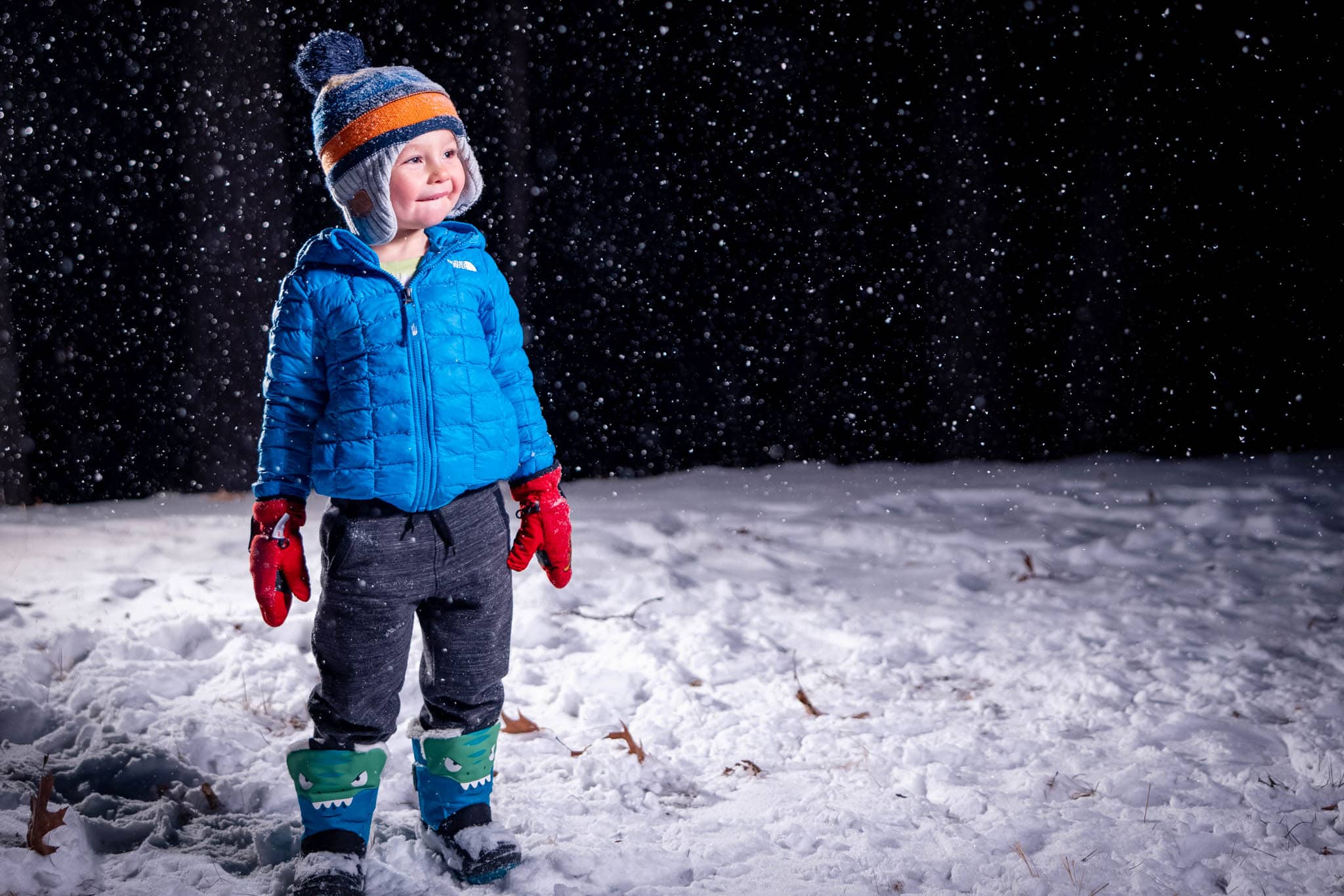 Backlighting Winter with Flash Photography