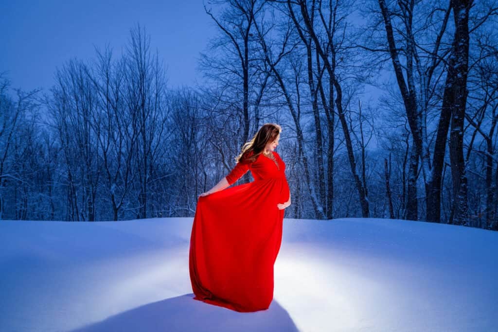 Maternity Red Dress