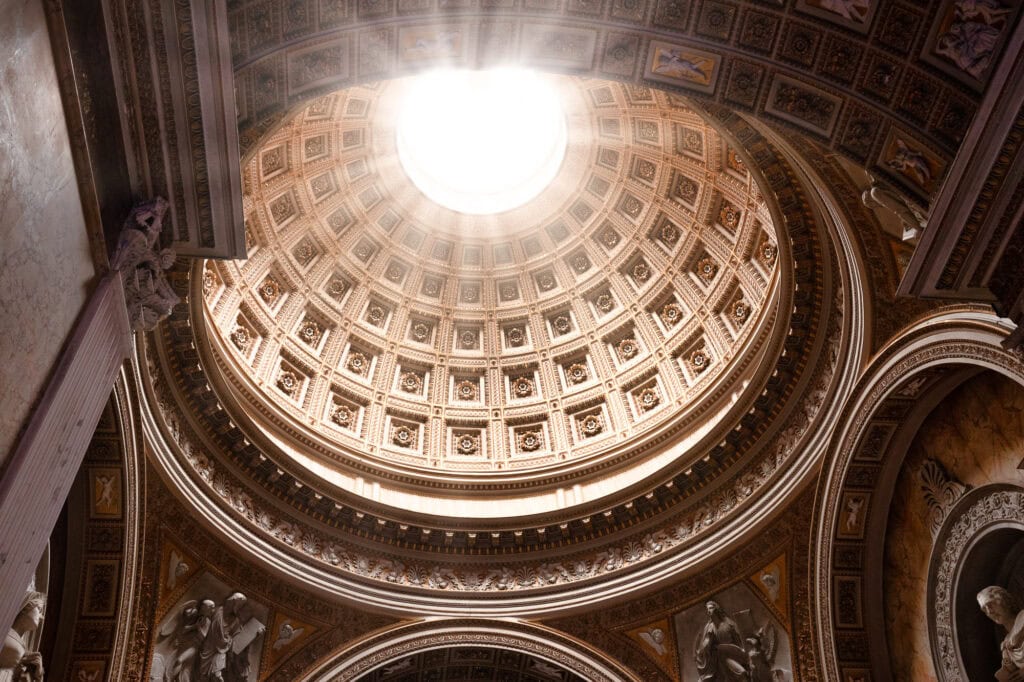 Coffered dome with oculus, Florence