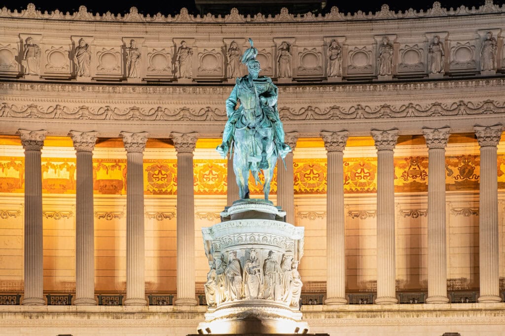 The Vittoriano at night, Rome