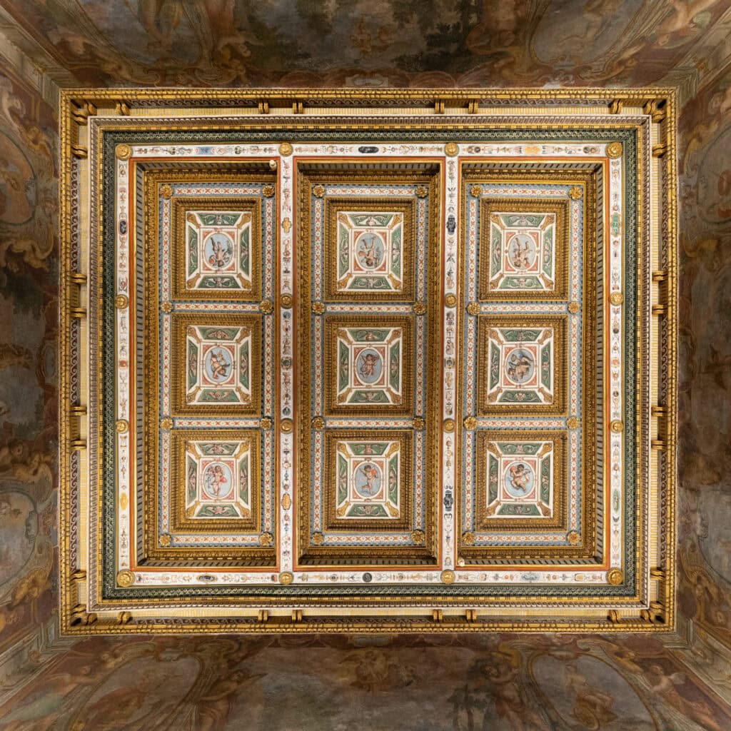 Gilded coffered ceiling, Florence