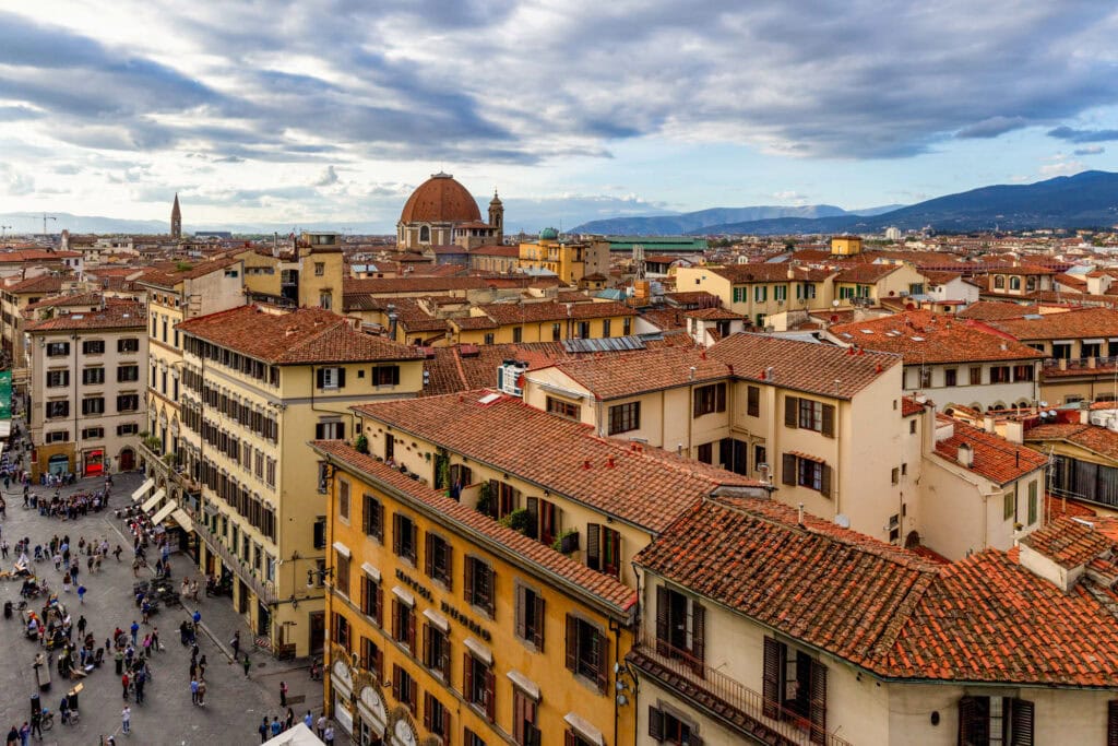 Florence rooftops and the Duomo