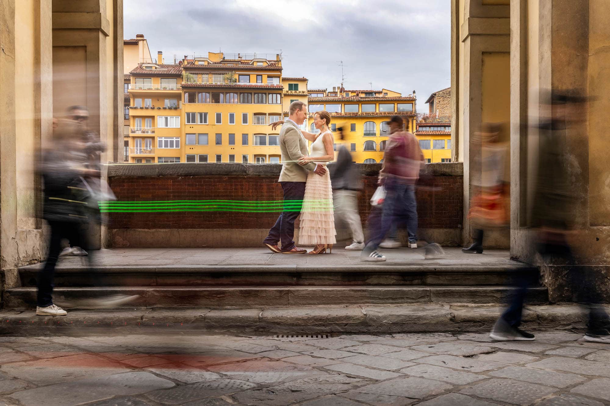 Jeff and Alisha Wiswell together in Florence