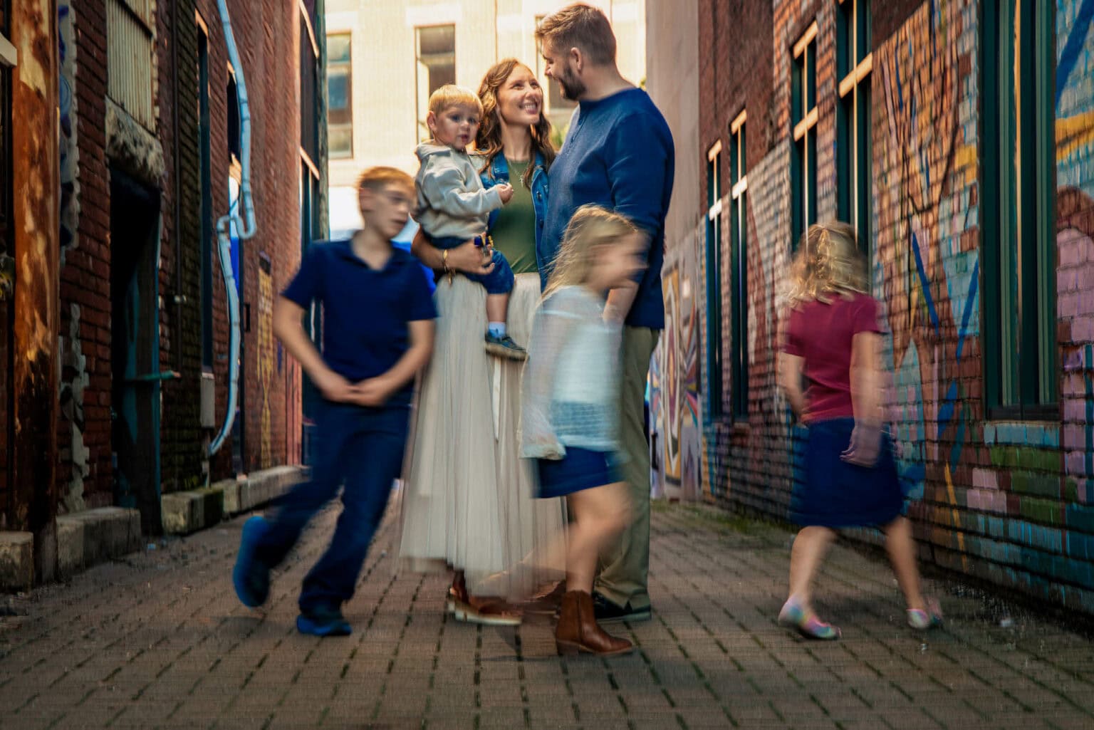 Family portrait session in La Crosse