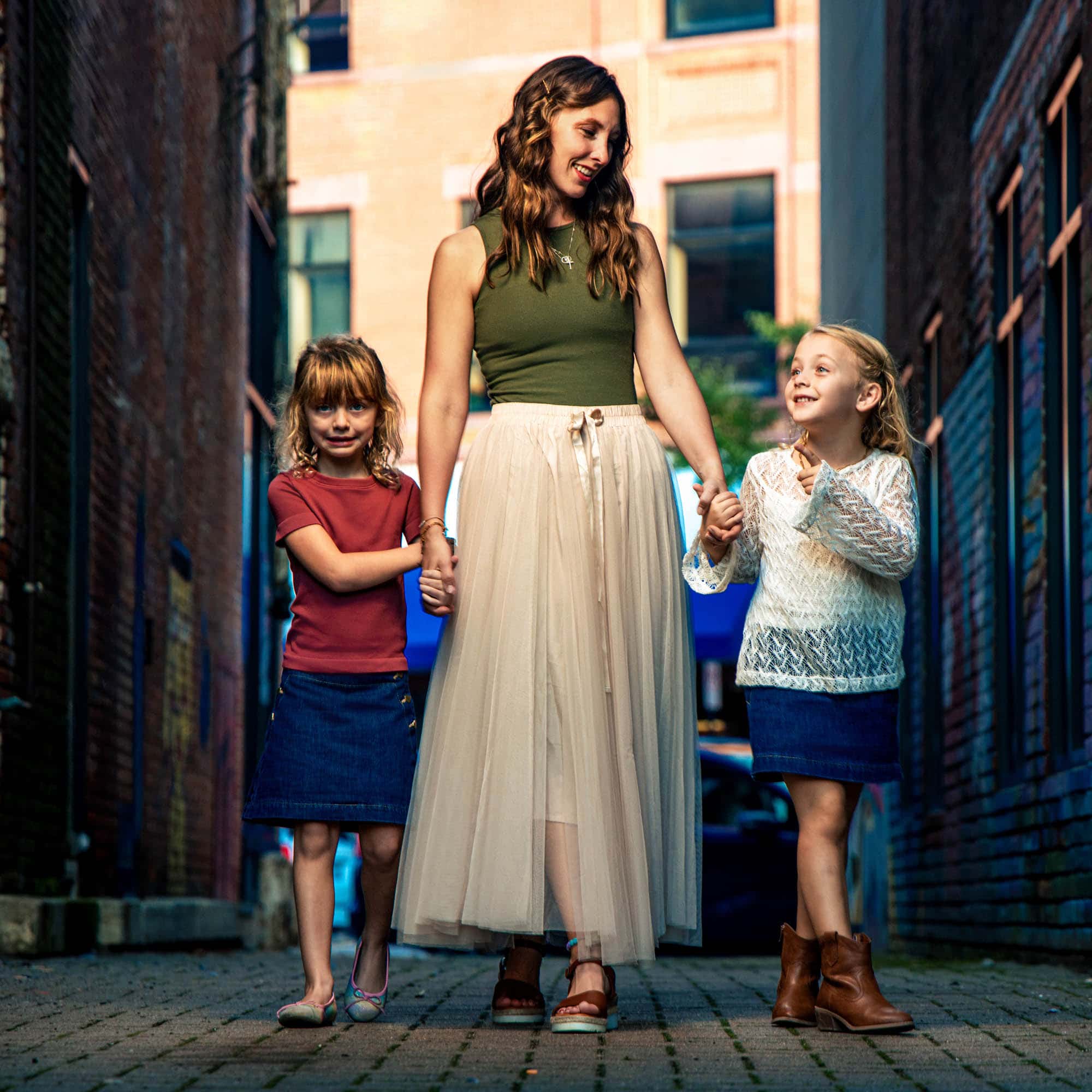 A family session — a candid moment from later in the session