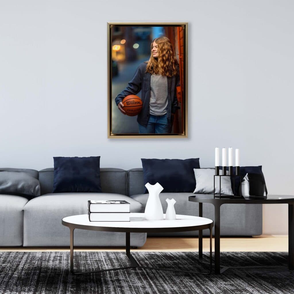 Floating frame print, from Brooklyn’s session