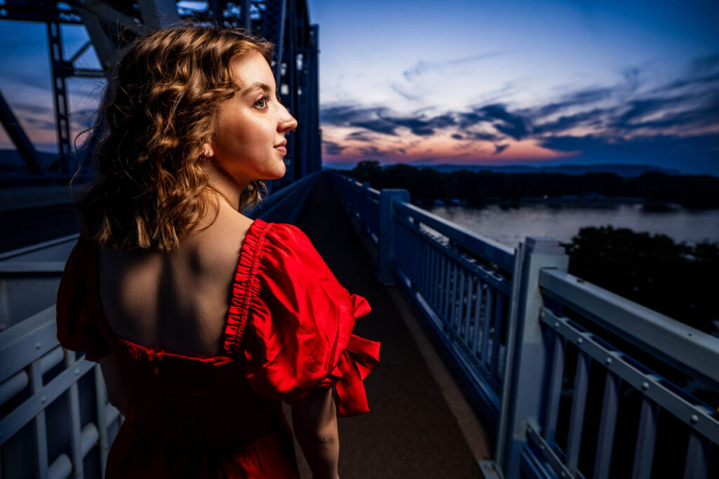 A senior session — a candid moment from later in the session